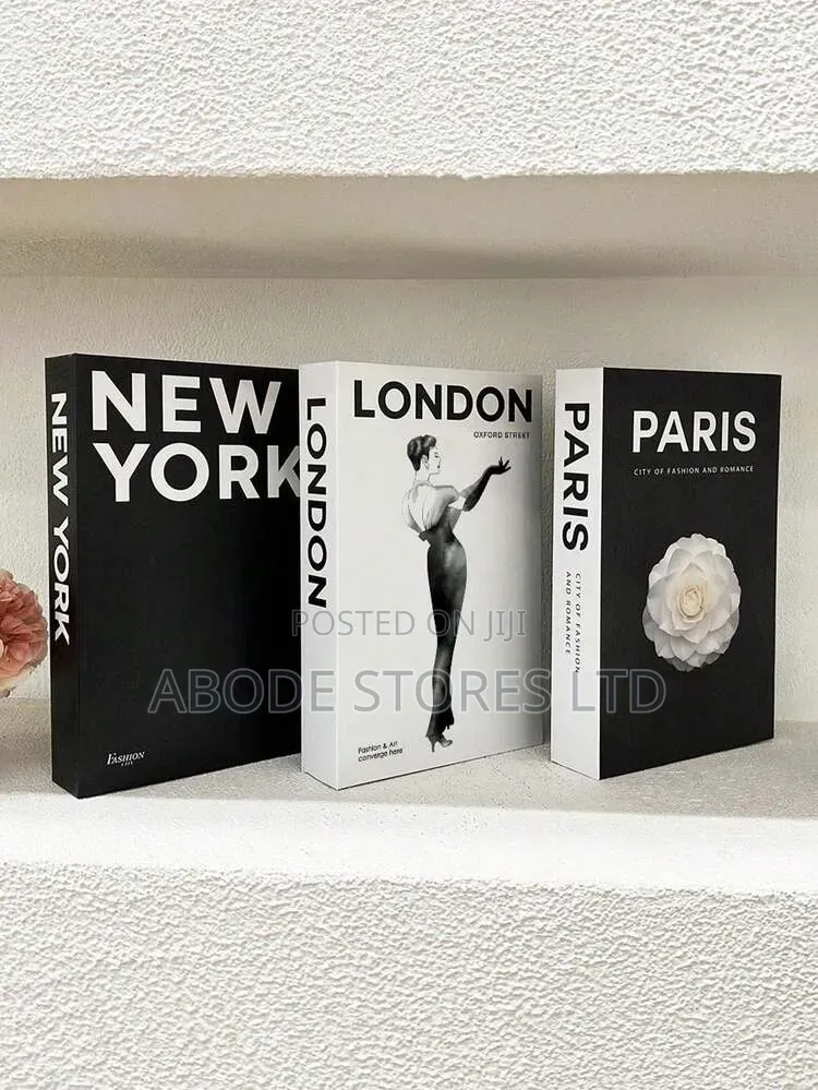 3 PCS Foldable Faux Books
