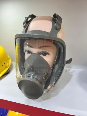 Full Face Respirator Mask With Integrated Eye Protection