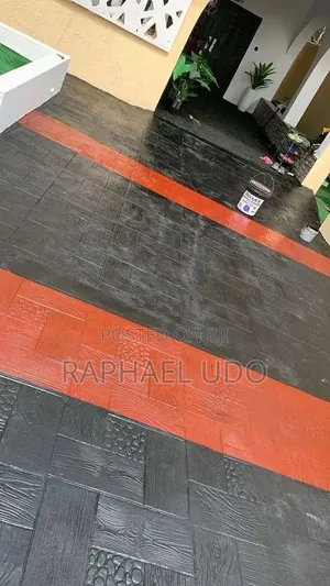 Landscaping and Increte Stamp Floor