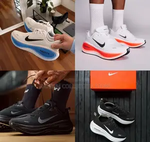 New Nike Zoom X Smiley Black X White Sneakers