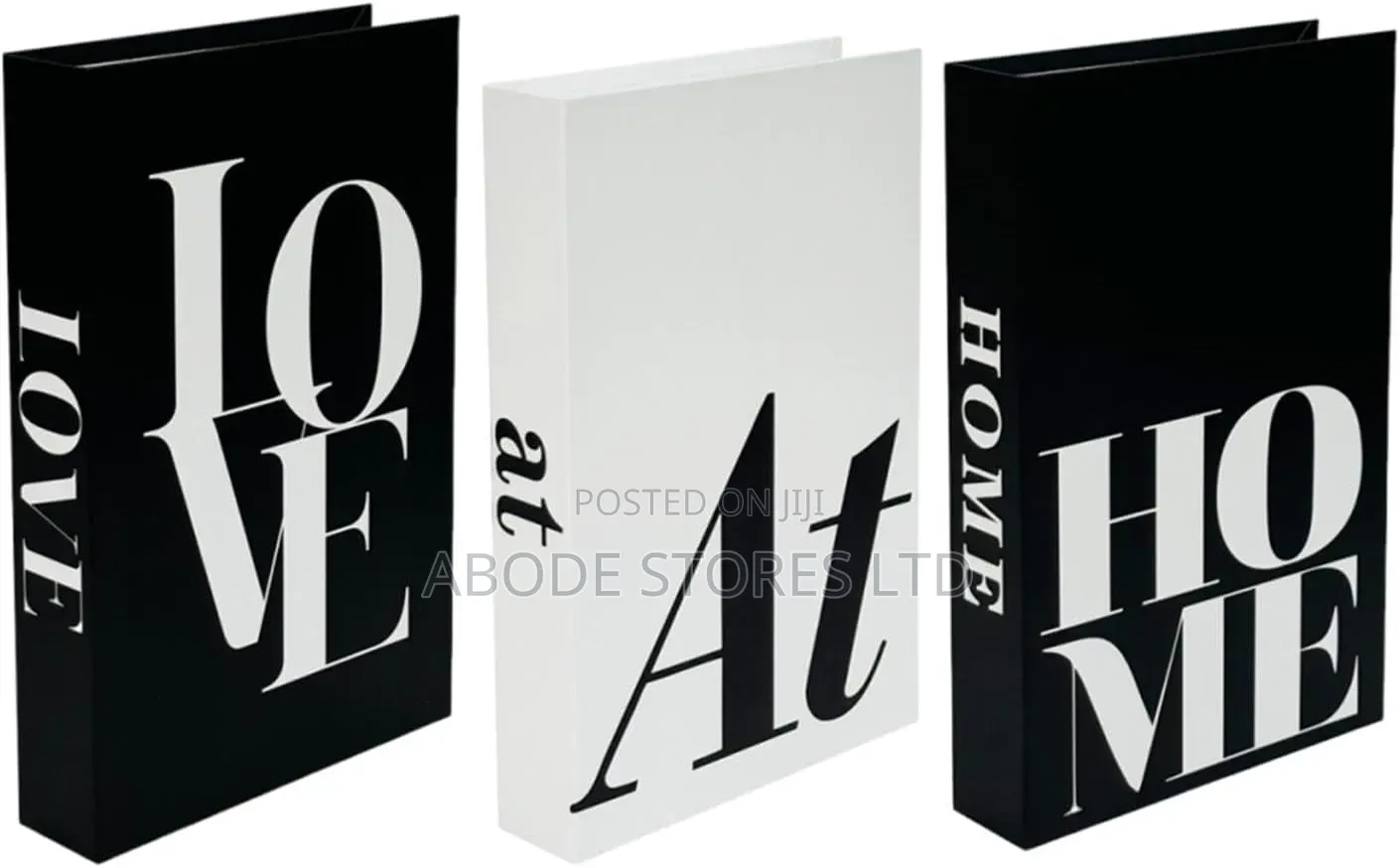 3 PCS Love at Home Foldable Faux Books