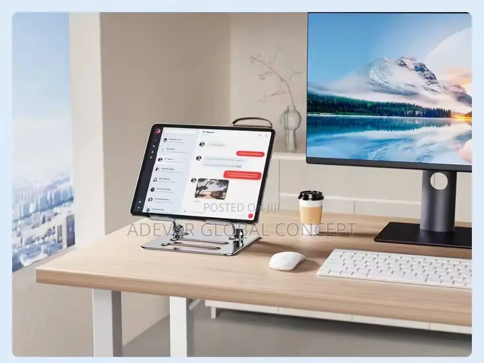 Foldable 360 Degree Metal Tablet Stand #VT