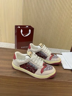 Original Gucci GG Crystal Screener Sneaker