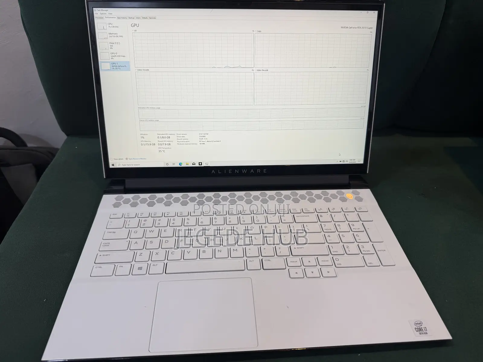 Laptop Dell 16GB Intel Core i7 SSD 1T