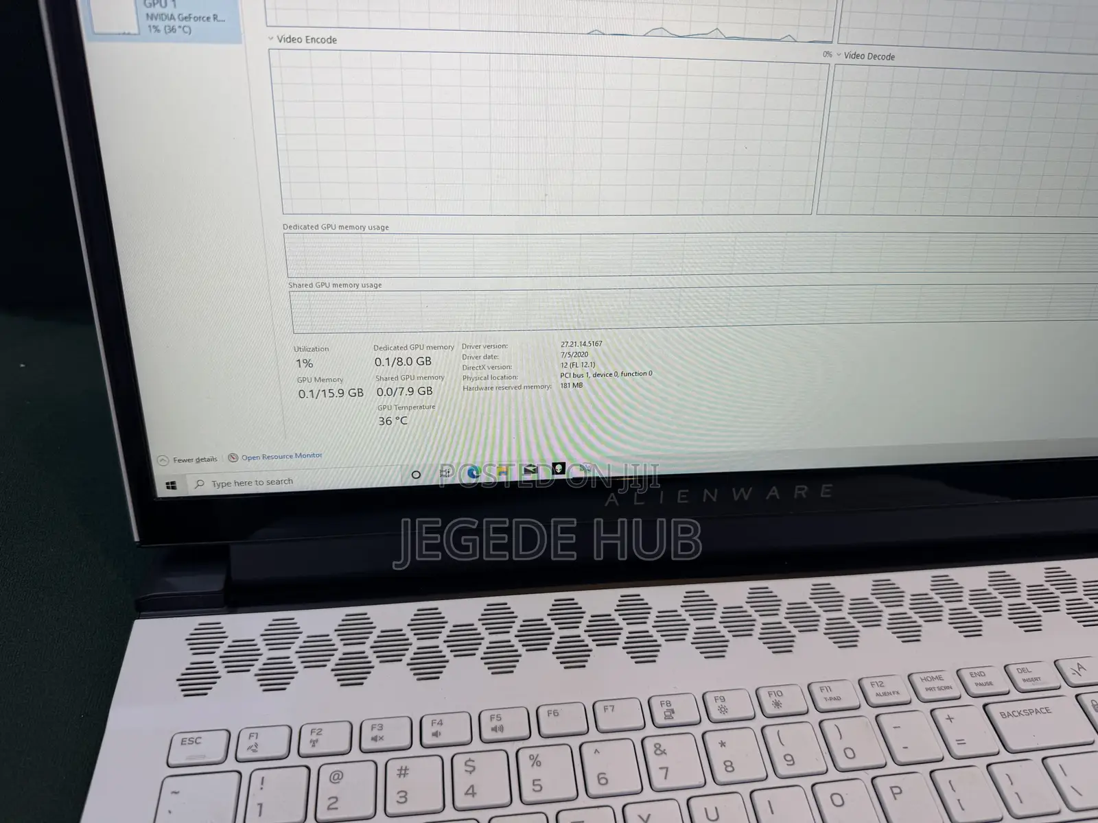 Laptop Dell 16GB Intel Core i7 SSD 1T