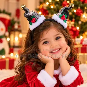 Christmas Glittery Headband