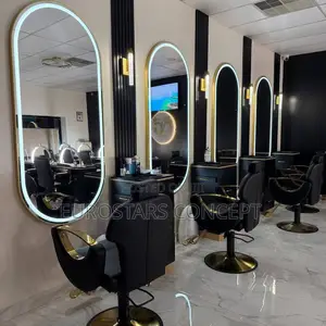 Gold Frame Mirror for Salon or Room