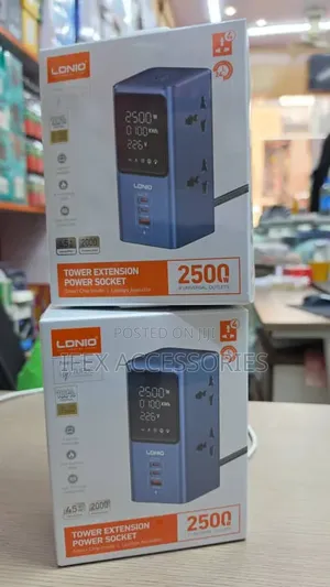 Ldnio Tower Extension Power Socket (2500w)