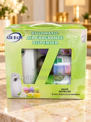 Air Baby Automatic Air Freshener Dispenser Set With 3 Fragrances