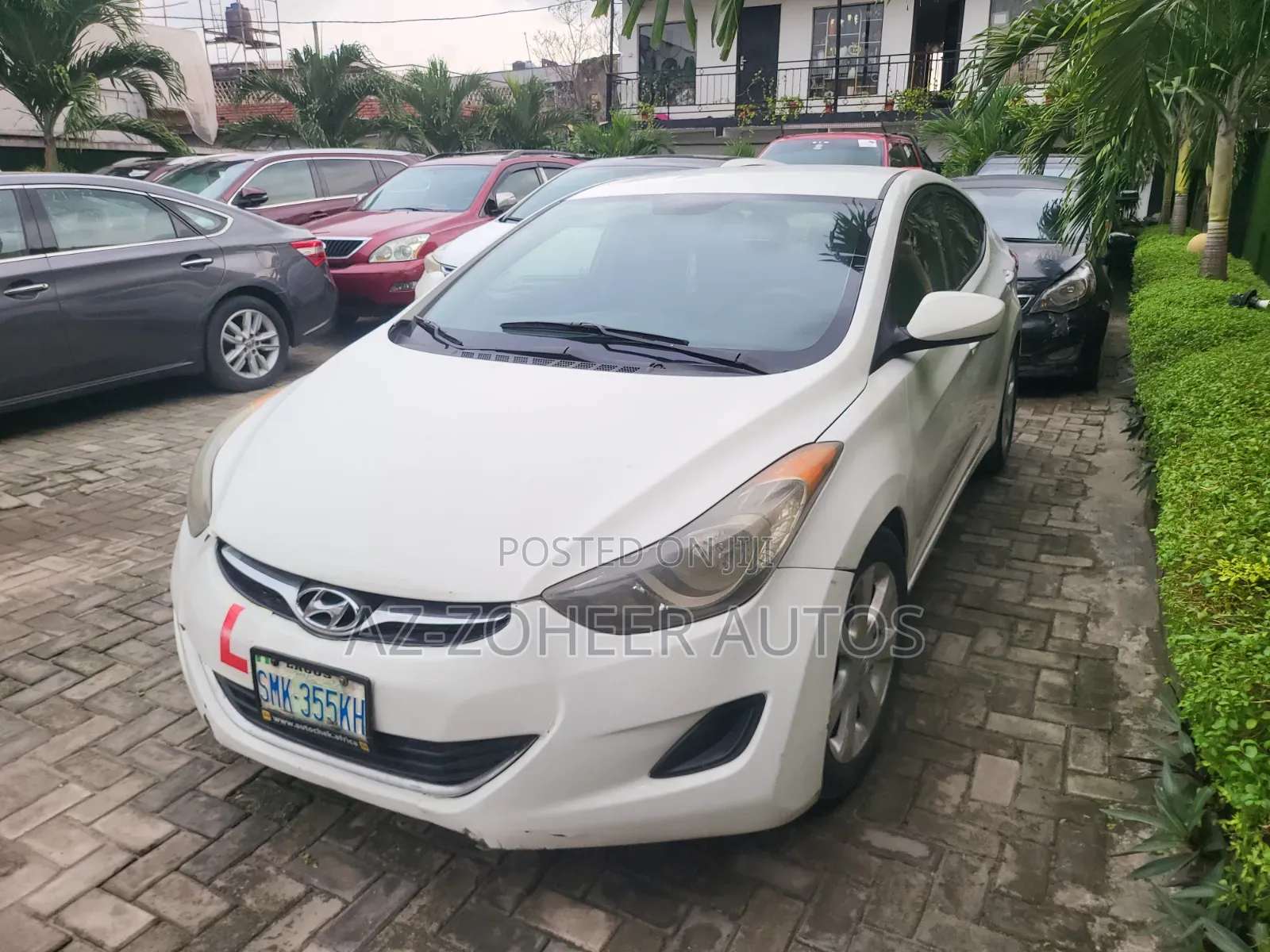 Hyundai Elantra GLS 2012 White