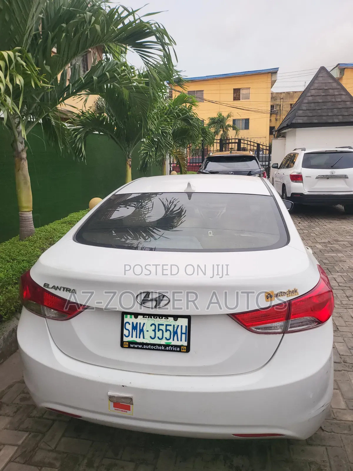 Hyundai Elantra GLS 2012 White