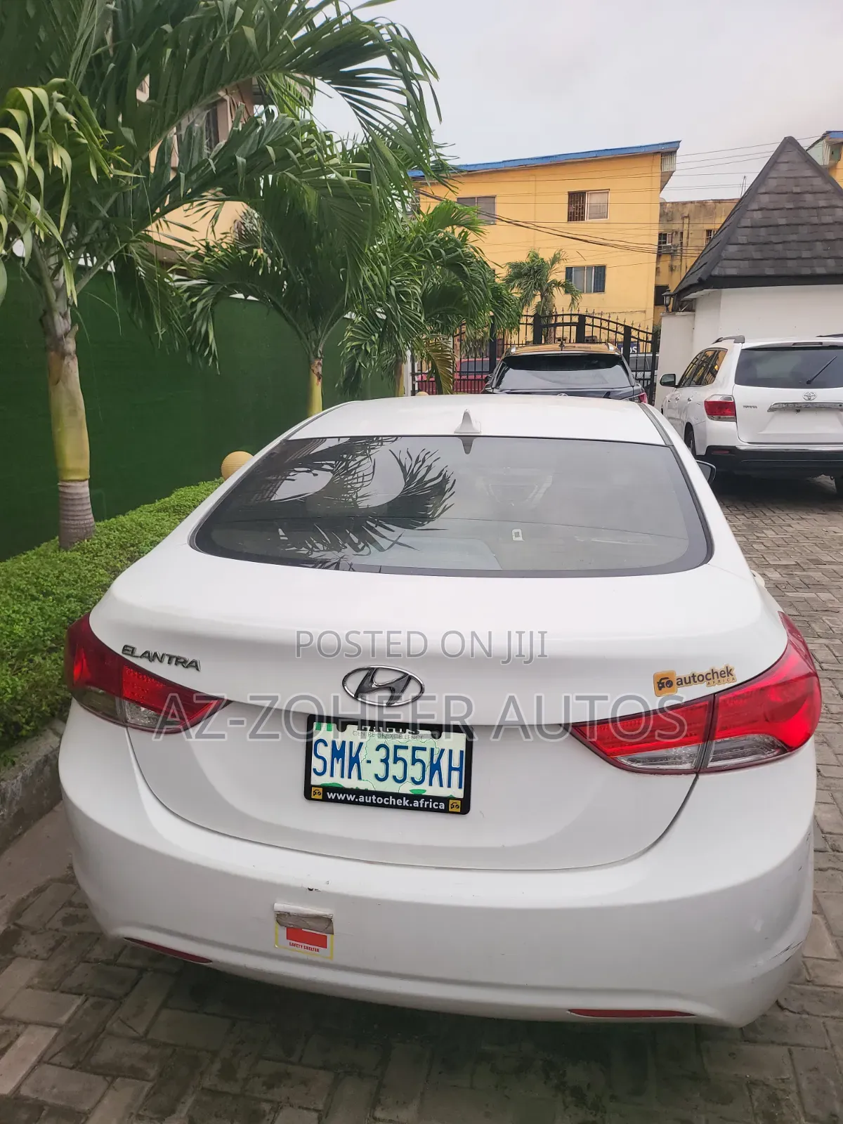 Hyundai Elantra GLS 2012 White