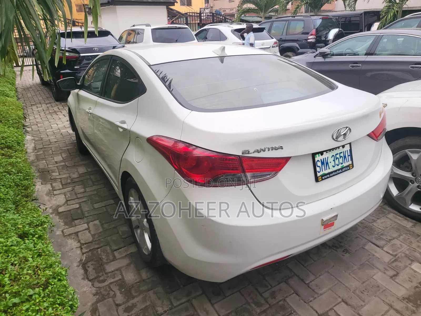Hyundai Elantra GLS 2012 White