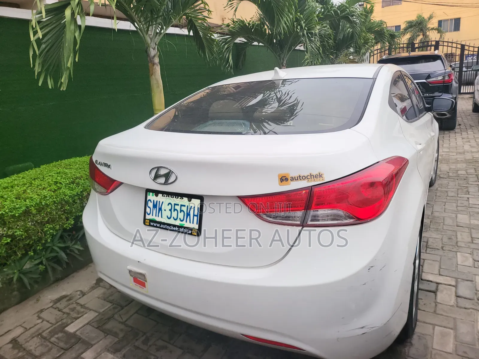 Hyundai Elantra GLS 2012 White