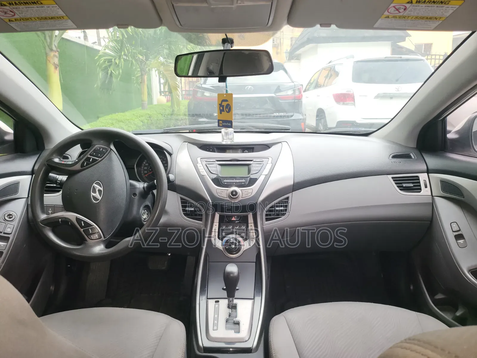 Hyundai Elantra GLS 2012 White