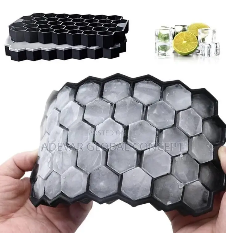 37grid Hexagon Ice Mould (Food Grade Silicon) #VT