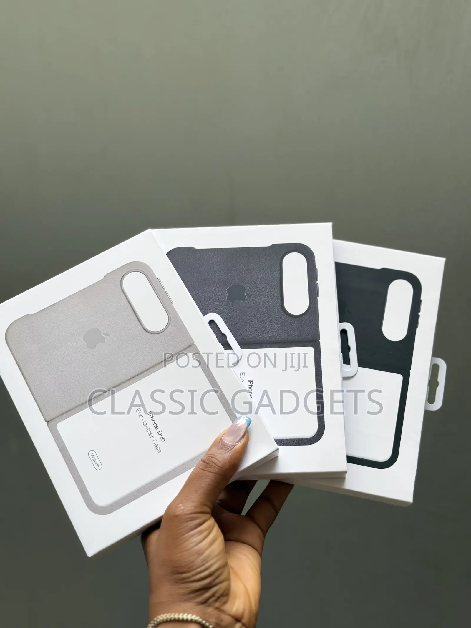 Apple Eco-Leather Case With MagSafe for iPhone Duo