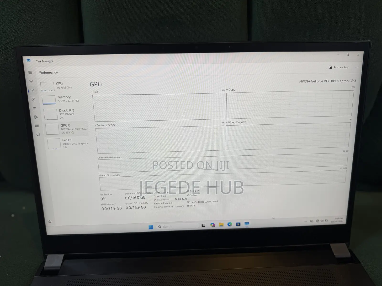 Laptop Acer Nitro 16 16GB Intel Core 7 SSD 1T