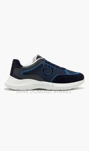 Ferragamo Gancini Ornament Low-Top Sneakers