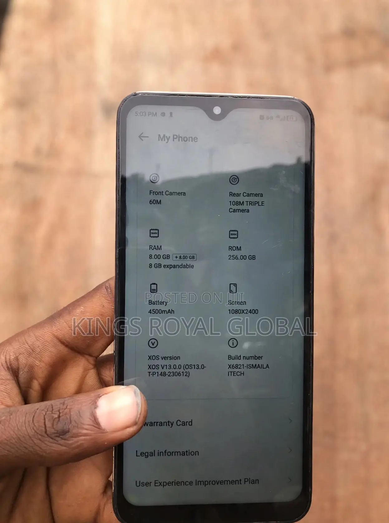 Infinix Zero 20 256 GB Gold