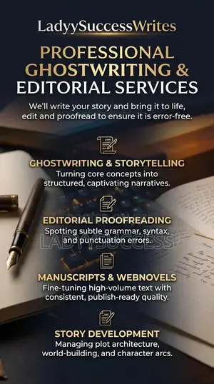 Ghostwriter & Editorial Proofreader