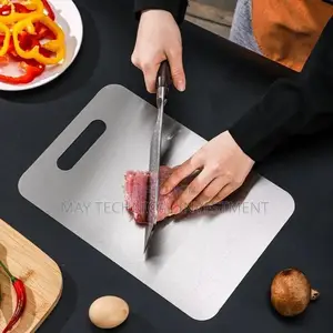 Quality Stainless Steel Double Sided Chopping Board