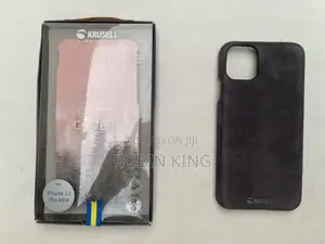 KRUSELL iPhone 11 Pro Max Brown Genuine Suede Leather Case Cover