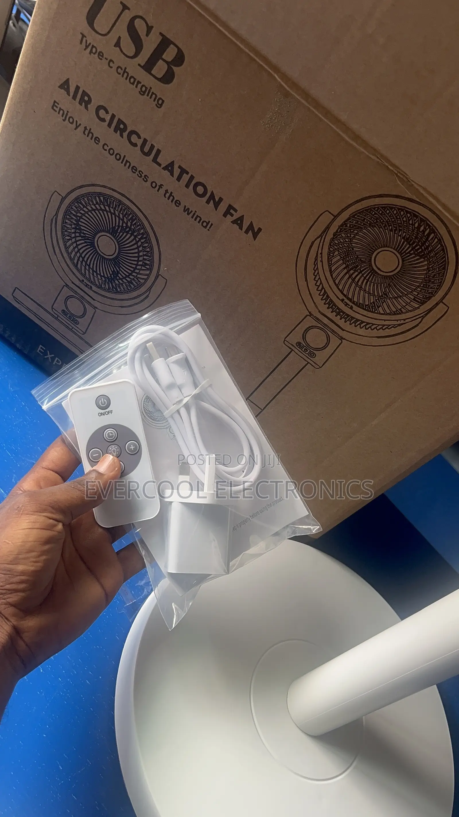 Sleek Becat Type C Rechargeable Multipurpose Cooling Fan