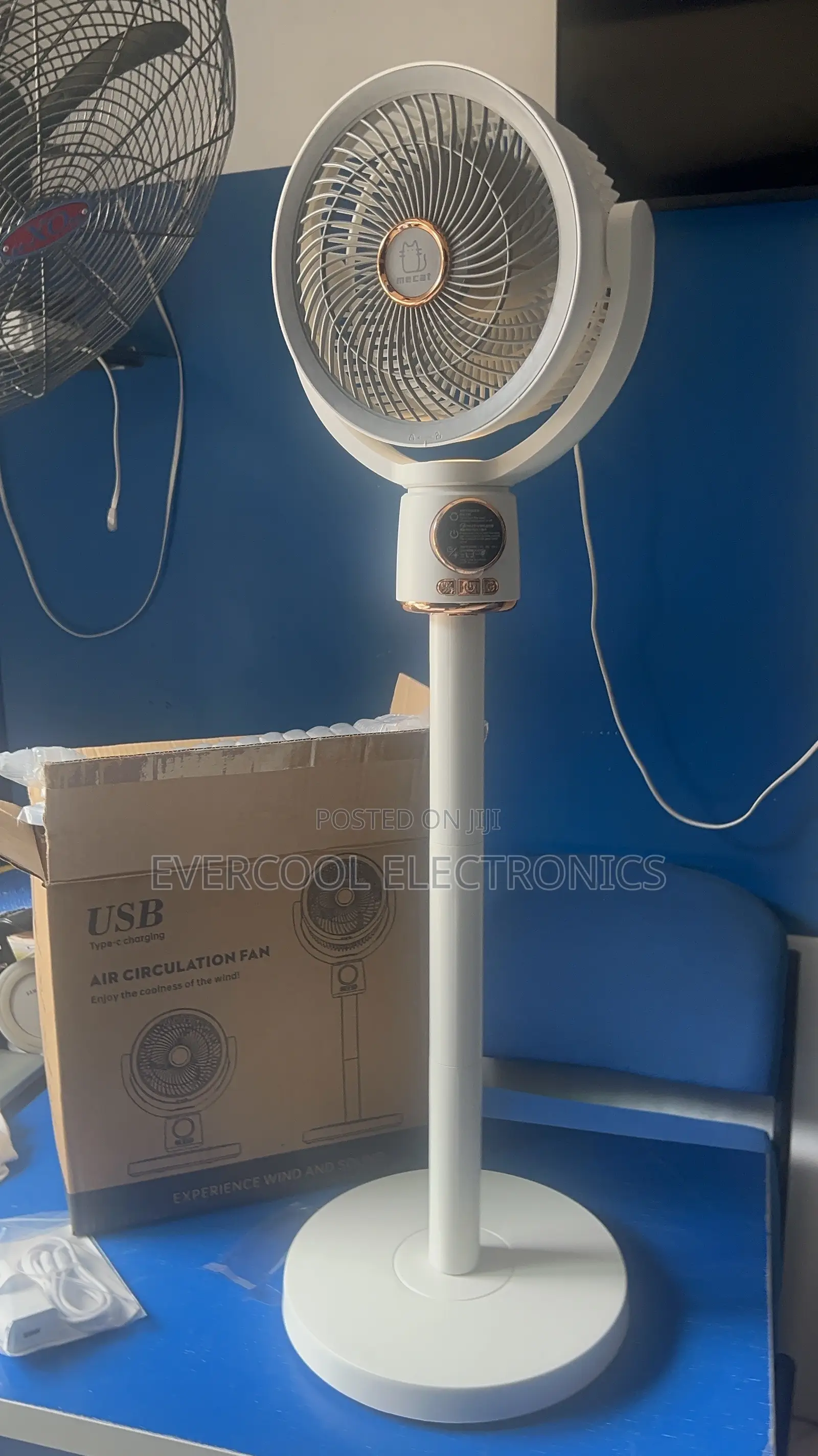 Sleek Becat Type C Rechargeable Multipurpose Cooling Fan