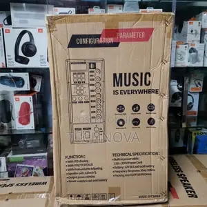 NDR-512 12-Inch High-Power Outdoor Portable Trolley Party Speaker
