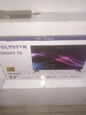 Polystar Smart TV HD 32inchframeless Netflix Prime Video Bluetooth