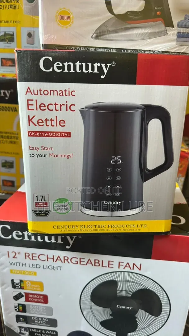 Century 1.7L Automatic Digital Electric Kettle