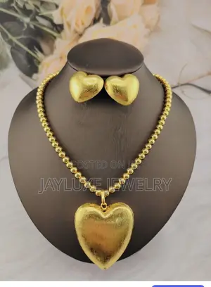 Gold Plated Necklacewith Earrings