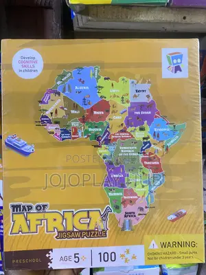 Map of Africa Jigsaw Puzzle (100 Pieces)