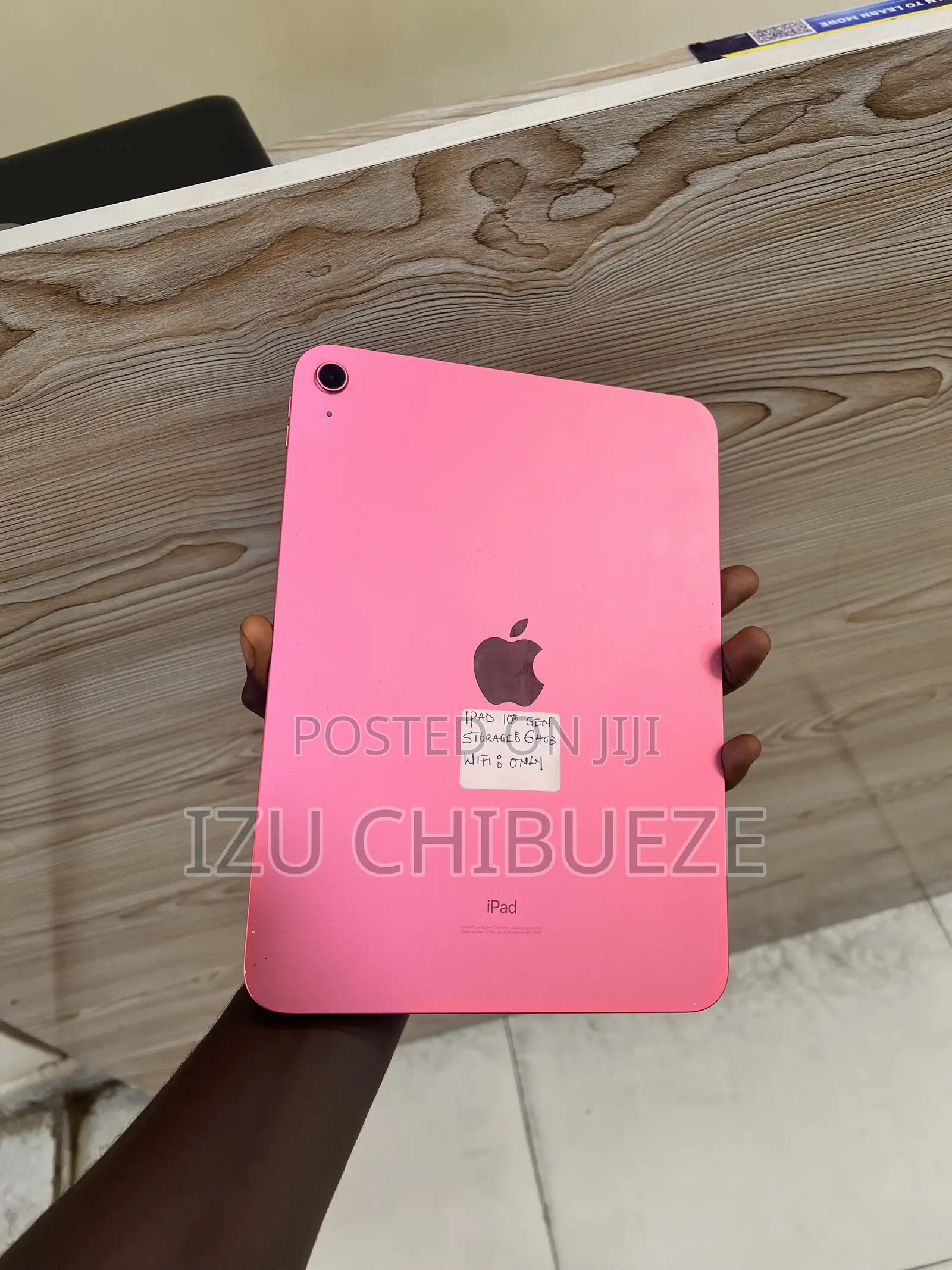 Apple iPad 10.2 (2020) Wi-Fi 64 GB Pink
