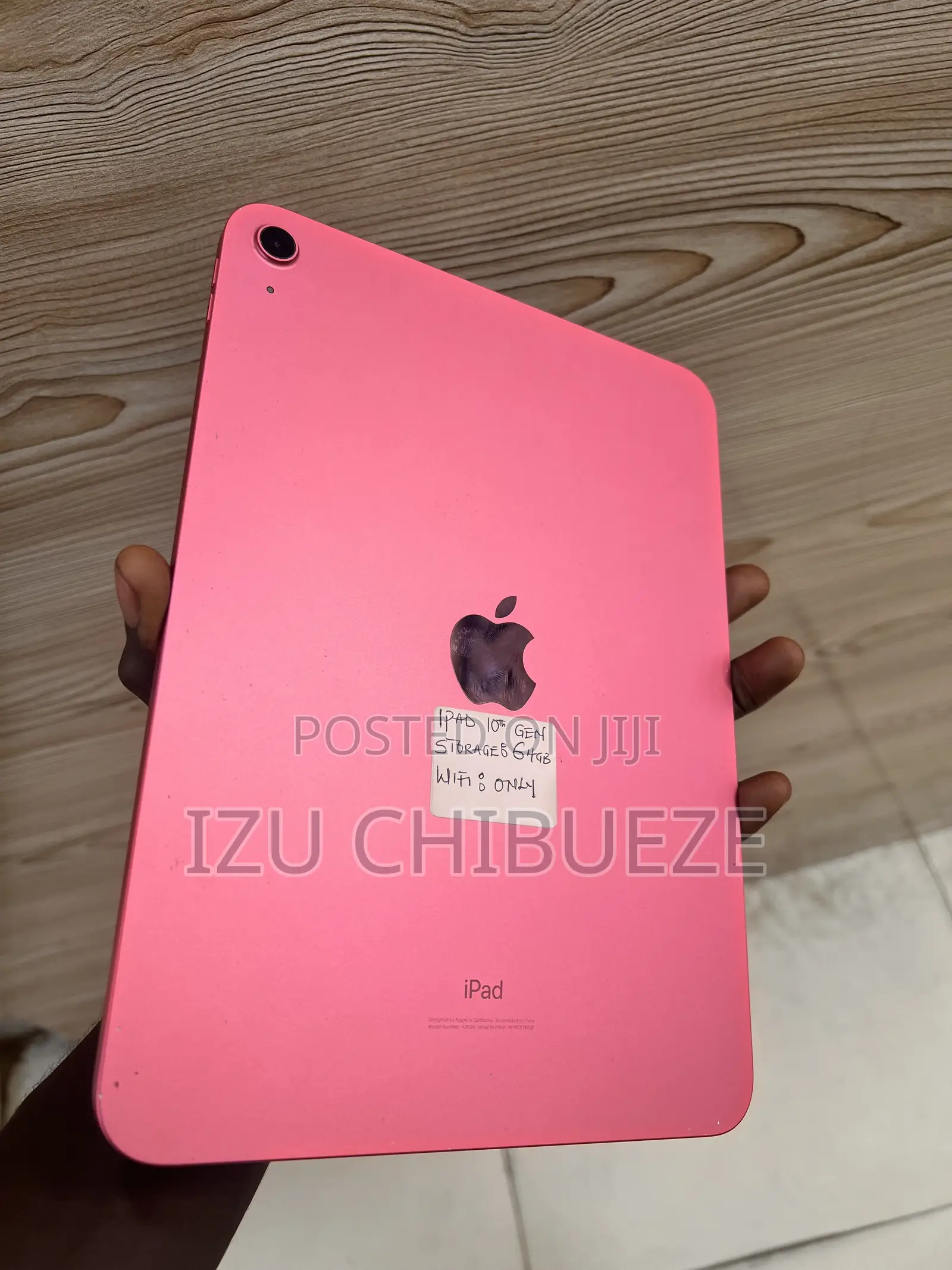 Apple iPad 10.2 (2020) Wi-Fi 64 GB Pink