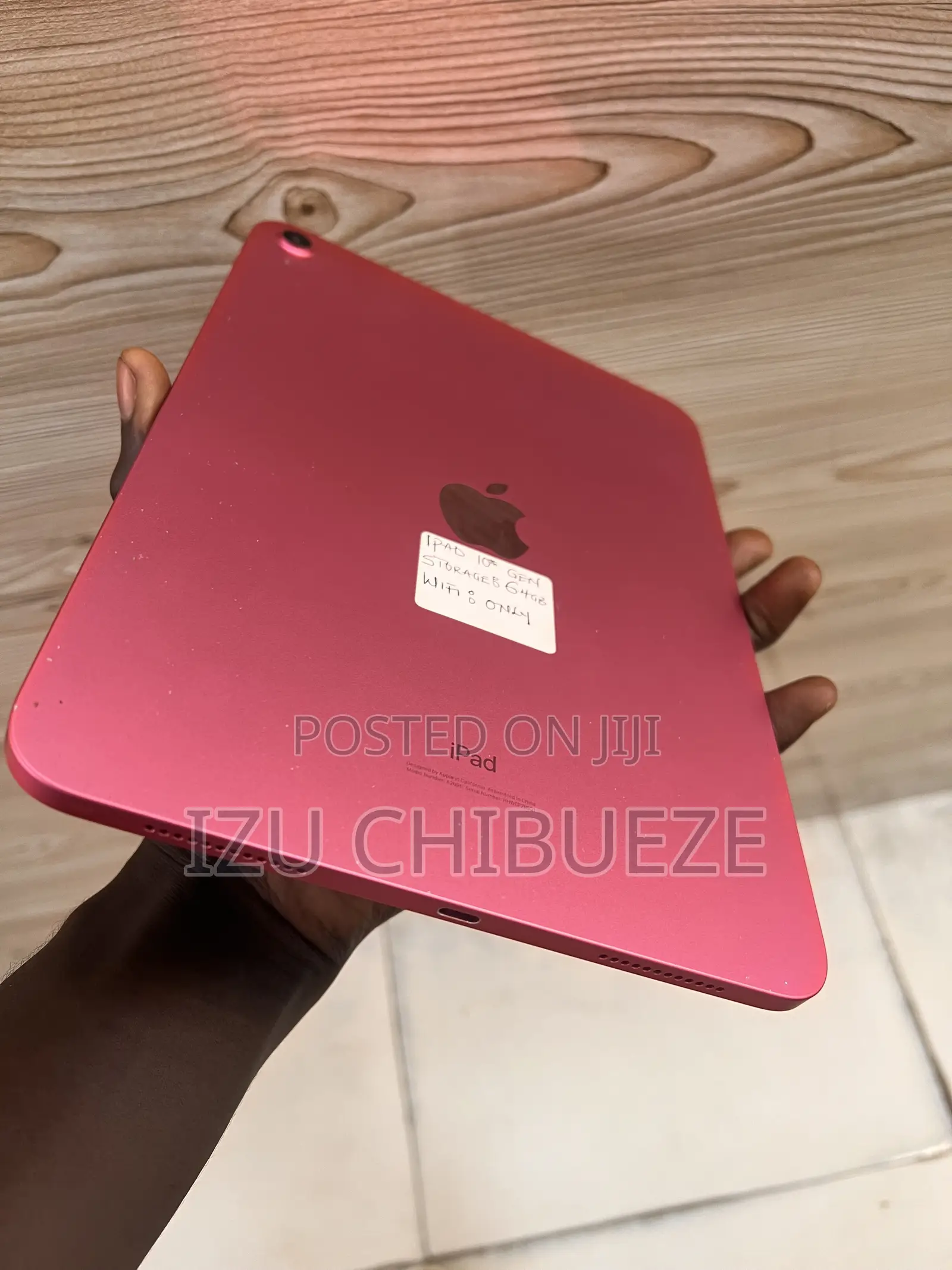 Apple iPad 10.2 (2020) Wi-Fi 64 GB Pink
