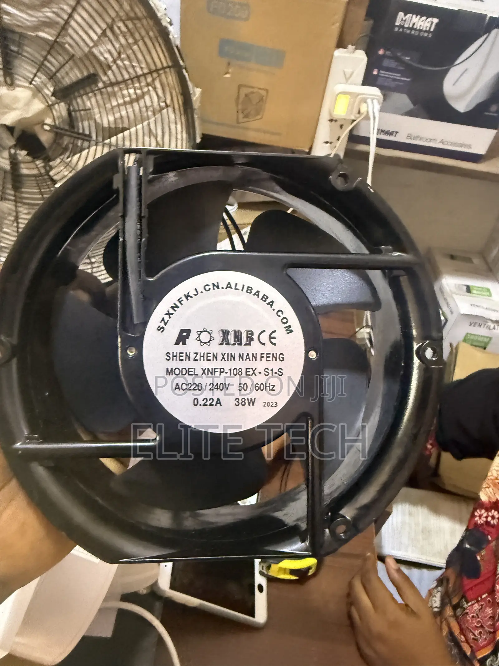 Industrial Panel Cooling Fan (220V AC / 24V DC) — All Sizes Available
