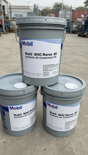 20L Pail of Mobil SHC Rarus 68,a Fully Synthetic Air Compressor Oil