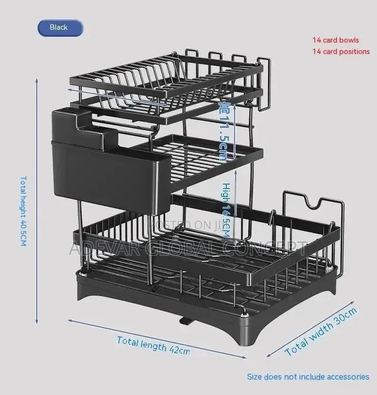 3layer Plate Dish Rack