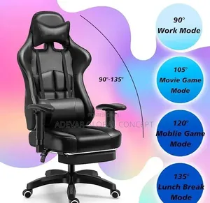 Gaming/Office Chair With Foot Rest