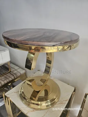 G_leg Luxury Gold Side Table