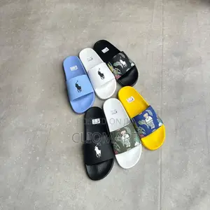 Polo Ralph Lauren Iconic Pony & Tropical Graphic Comfort Slides