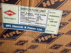 200A Heavy-Duty Gear Switch (Glow / Metal Enclosed Switch Fuse Unit)