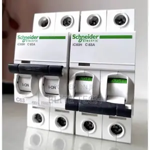 Heavy-Duty Schneider 63Amp 2P Breaker for Panels & Solar Inverters