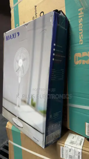 Maxi Standing Fan 20inches White 