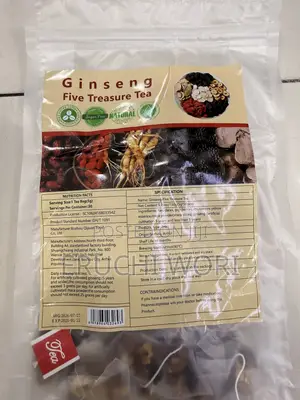 Ginseng Five Treasure Tea – Energy, Stamina & Vitality Herbal Tea