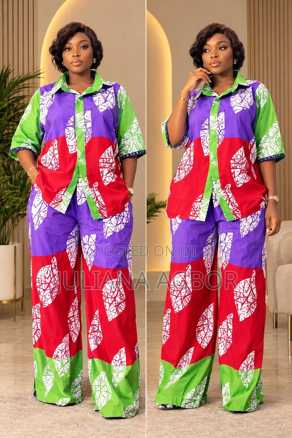 Muticoloured 2 Piece