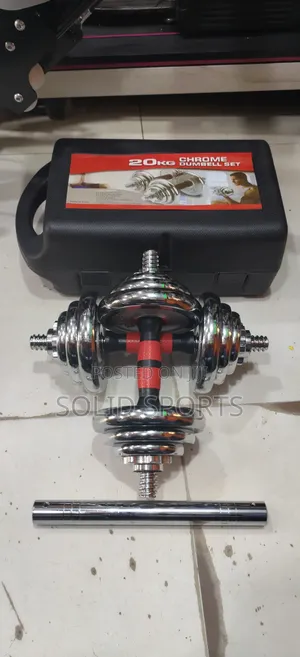 Dumbbells With Extra Bar (20kg Set)