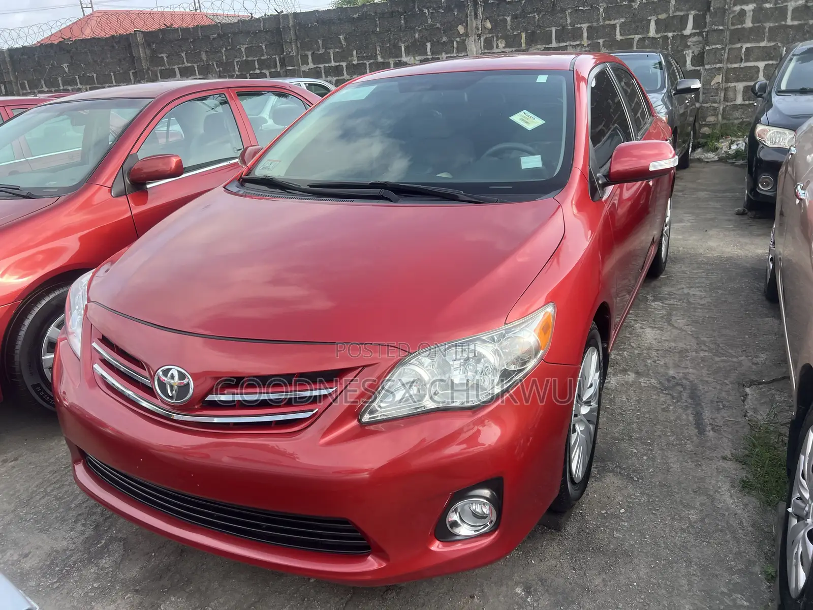 Toyota Corolla 2012 Red